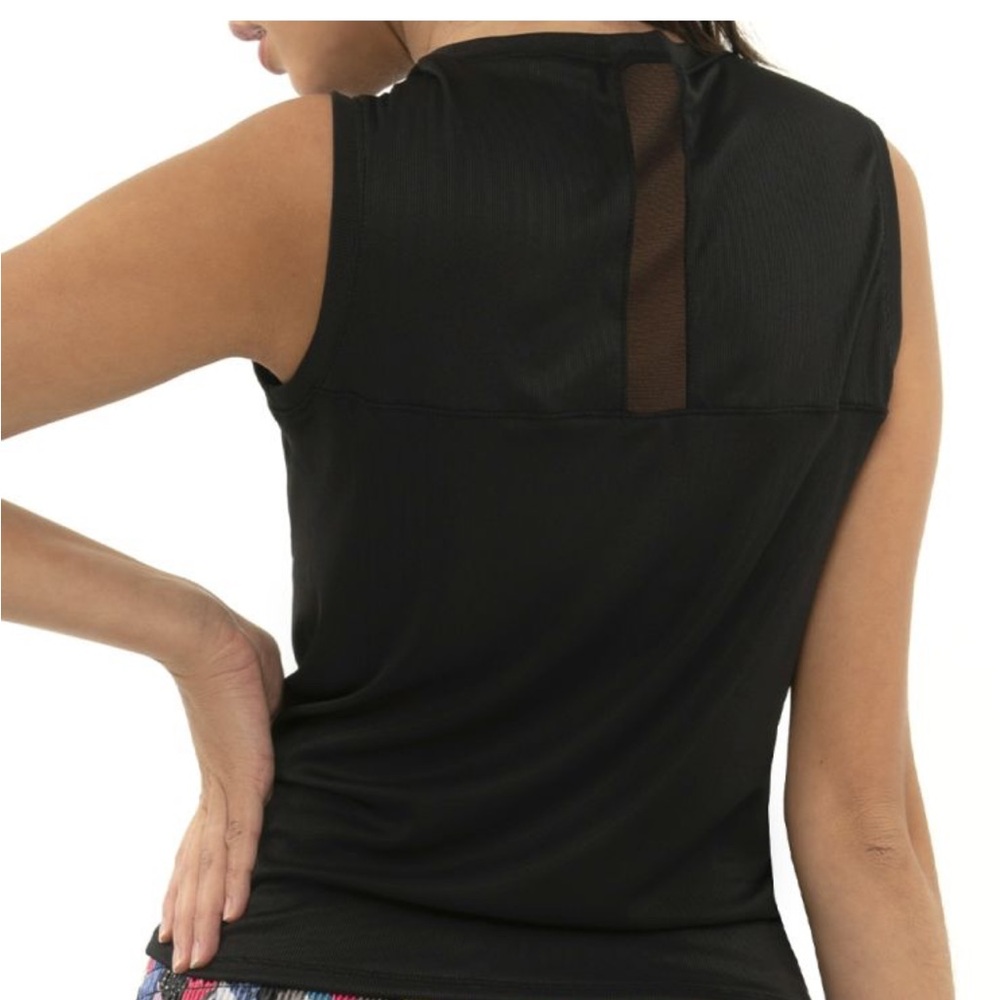 Lucky in Love Core Twist Front Tank - Black sz S - Picture 2 of 6